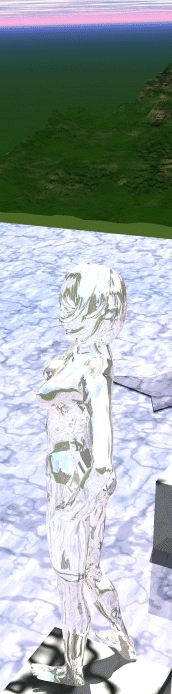 'It is cold in the Freeze Gallery,' says Sharon, 'but come on in and let me show you around!' 'It is cold in the Freeze Gallery,' says Sharon, 'but come on in and let me show you around!'