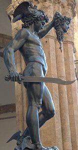 Cellini's Perseus: right side