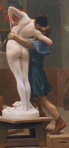 Pygmalion and Galatea (version showing Galatea from the back) by Jean Lon Grme