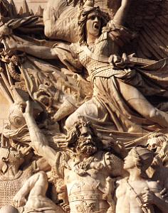 Rude's Departure of the Volunteers of 1792 on the Arc de Triomphe (detail)